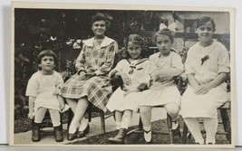 RPPC Children Edwardian Era Cute Clothing Pennsylvania Est Postcard K3 - $8.95