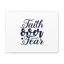  Faith Over Fear Mark 4:40 Star Blue Christian Wall Art Bible Ve - £57.12 GBP+