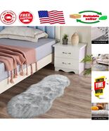 Luxurious Faux Sheepskin Fur Rug 2x4 Feet - Fluffy Home Decor for Living... - $61.53 CAD