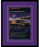 1986 Chevrolet Cavalier Z24 11x14 Framed VINTAGE Advertisement - $34.64