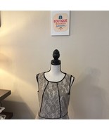 Anthropologie Weston Wear  Womens Sleeveless Lace Overlay Peplum Top Medium - €21,24 EUR