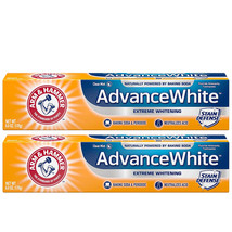 2-New Arm &amp; Hammer Advance White Extreme Whitening Toothpaste Clean Mint... - £15.77 GBP