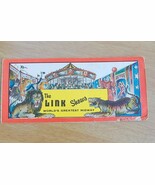 Vintage &quot;The Link Shows&quot; Amusement Park Ticket Circus Midway Admit One L... - $1,296.36 MXN