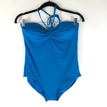 Sunn Lab Swim One Piece Swimsuit Halter Stretch Blue Size L - £11.36 GBP