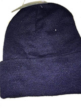 ✅ Ladies/Men Unisex Beanie Thermal Fleece Liner with Cuff Blue - £5.52 GBP