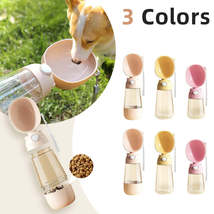 Portable Dog Water Bottle Food And Water Container For Pet Pets Feeder B... - $14.70+