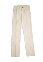 Vintage Gap Pioneers Corduroy Pants Womens 28x33 Off White Slim Straight - £21.30 GBP