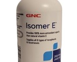 GNC Gluten-Free Isomer E 400 IU Antioxidant Supplement 90 Softgel BB 03/... - £35.03 GBP