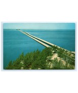 Vintage Gandy Bridge Tampa St Petersburg FL Aerial View Postcard - €6,02 EUR