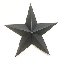 Bookishbunny 24 inches Handmade Antique Wrought Iron Star, (Black) - £34.67 GBP