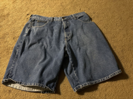 Vintage Solo Semore Denim Shorts Size 36 Mens Blue Cotton USA Made 90s  Y2k - £46.28 GBP