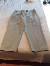 LIZ CLAIBORNE Audra Gray Dress Slacks Pants 22W Side Elastic Waist NWTs - £27.49 GBP