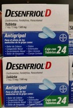 DESENFRIOL D ANTIGRIPAL - 2 CAJAS DE 24 c/u - ENVIO GRATIS  - $24.78