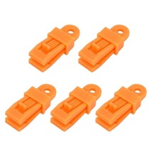 5 Pcs Tarp Clip Reusable Tent Tighten Lock Grip Camping Clamps Awnings Clip Wind - £86.33 GBP