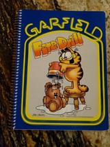 2 Vintage Garfield Fire Drill 1978 Mead Spiral Notebook Jim Davis Wiz Kitty - $55.74