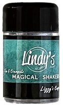 Lindy&#39;s Stamp Gang Magical Shaker 2.0 Individual Jar 10g-Lizzy&#39;s Cuppa&#39; Tea Teal - £16.81 GBP