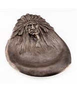Theodore B Starr Antique Indian Native American Chief Trinket Tray #71 - $33,245.06 MXN