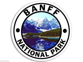 Banff National Park Canada Toolbox Car Helmet Sticker Decal 4&quot; Made In Usa - £13.54 GBP