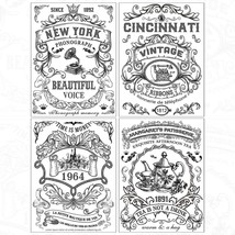 4 Sheets Vintage Rub On Transfers For Furniture And Crafts Home Decor Tr... - £23.43 GBP