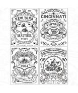 4 Sheets Vintage Rub On Transfers For Furniture And Crafts Home Decor Tr... - £23.36 GBP