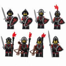 Medieval Castle Red Dragon Knights 5 Minifigure Set - $13.29+