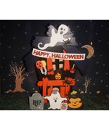 Dollhouse Halloween Trick or Treat Haunted Party House OOAK 4 Loving Fam... - £10.19 GBP