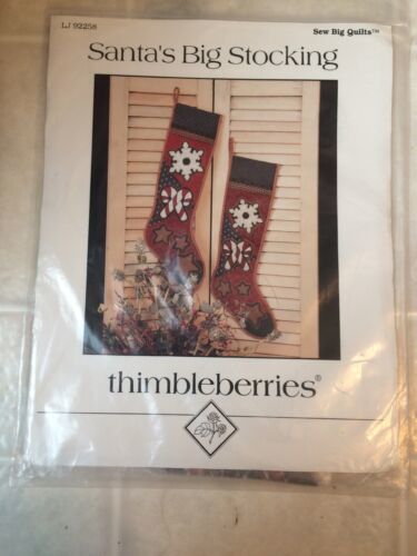 Primary image for Thimbleberries Sewing Craft Applique Pattern LJ 92258 "Santa's Big Stocking" 