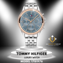 Tommy Hilfiger Women’s Quartz Stainless Steel Blue Dial 39mm Watch 1781976 - £95.64 GBP