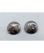 (2) VINTAGE U.S. ARMY MILITARY INSIGNIA BACK DOUBLE POST PIN BACK BUTTONS - $9.89