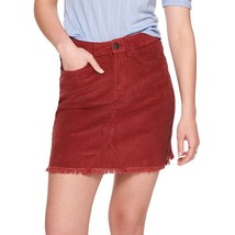 SO® 5-Pocket Corduroy Mini Skirt Terracotta Women&#39;s JR. Sz 9/29W NWT MSR... - $19.65