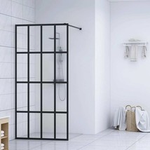 vidaXL Walk-in Shower Screen Clear Tempered Glass 39.4&quot;x76.8&quot; - $262.35