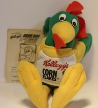 Vintage Kelloggs Cornelius  Corn Flakes Bean bag Plush Stuffed animal 1997 - $7.91