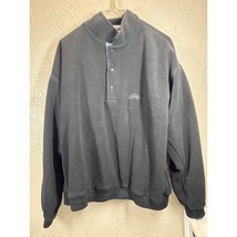 Sun Mountain Sports Golfleece Mens Sweatshirt Long Sleeve Black Polartec... - $29.95