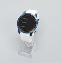 Garmin Fenix 7 Sapphire Solar 47mm GPS Smartwatch Titanium Mineral Blue  image 3