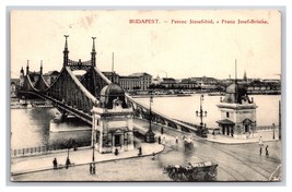 Szabadság Híd Libertà Ponte Budapest Ungheria DB Cartolina Y17 - £7.19 GBP