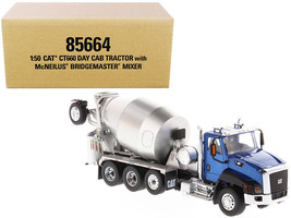 CAT Caterpillar CT660 Day Cab Tractor with McNeilus Concrete Mixer Truck Blue... - £75.94 GBP