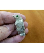 (Y-PEN-34) little gray PENGUIN carving SOAPSTONE PERU FIGURINE stone sno... - €7,30 EUR