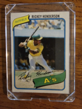 Sports Rickey Henderson 1980 #482 Rookie Topps Baseball card Mint Sealed - £35,386.02 GBP