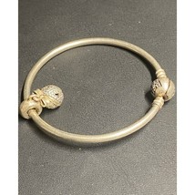 925 STERLING SILVER PANDORA MOMENTS CHARM BANGLE BRACELET SKY - $77.22