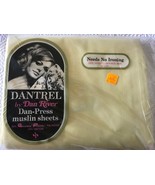 New Vintage Dan River Double Flat Sheet  Muslin Dantrel - $11.88