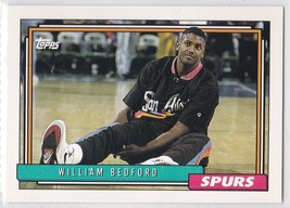 M) 1992-93 Topps Basketball Trading Card - William Bedford #241 - $1.97