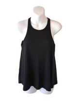 Free People We the Free Women Sleeveless Pullover Top Flare Hem Black Small - £13.13 GBP