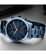 Titan Neo Splash Blue Dial Quartz Multifunction Stainless Steel Strap watch - $190.17