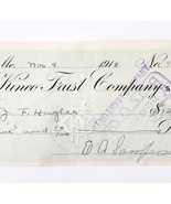 1912 Kineo Trust Company Bank Check E.A. Sampson Dover Maine Signed 987 ... - $370.74 MXN 1912 Kineo Trust Company Bank Check E.A. Sampson Dover Maine Signed 987 ... - $370.74 MXN