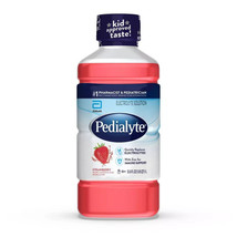 Lot of 6 Pedialyte Electrolyte Solution- Strawberry , 33.8oz Exp 2/1/2025 - £22.04 GBP
