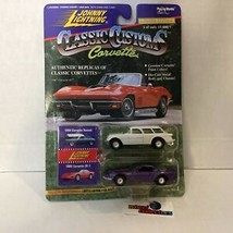  RARE   1954 Nomad &amp; 1995 ZR-1 * Johnny Lightning Classic Corvette * ND10 - £13.58 GBP