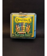 Vintage Sealed 1993 Crayola 90th Anniversary tin with 64 crayons - Seal Torn - £9.28 GBP