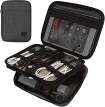 Bagsmart Electronic Organizer,Travel Cable Organizer,Double Layer, Black - $35.98