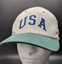 USA Ball Cap Adjustable Winston-Salem N.C. Redwing Shoes Beige Green - £7.60 GBP