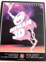 Batman 3D Trade Paperback 1990 DC Comics John Byrne All New Graphic Novel 3-D  - £7.18 GBP